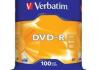Verbatim DVD-R 4.7GB 16X matte silver/AZO cake 100